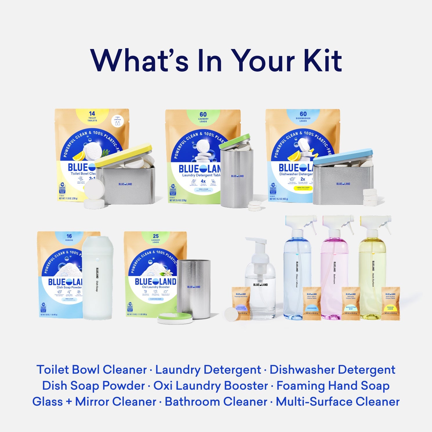 Clean Suite Kit - Cleaning Refills For Modern Routines