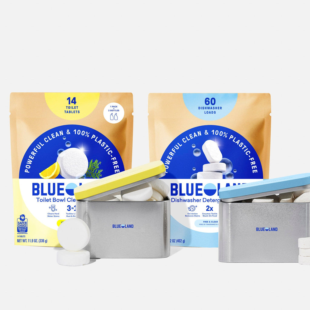 Dishwasher Detergent & Toilet Bowl Cleaner Kit - Practical Cleaning Tablets