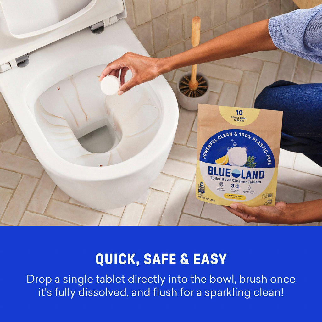 Toilet Bowl Cleaner Starter Set - Cleaning Tablets For Daily Life